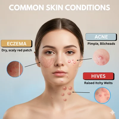 Pollen Allergy on Face